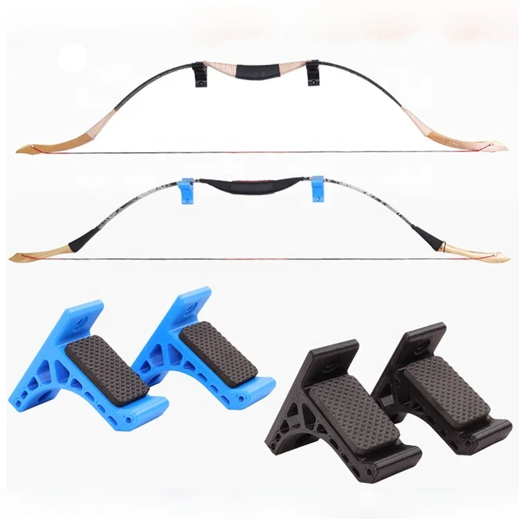 

Archery Recurve Bow Accessory Plastic Rack Archery bow wall mount Bracket Bow Stand, Black /blue
