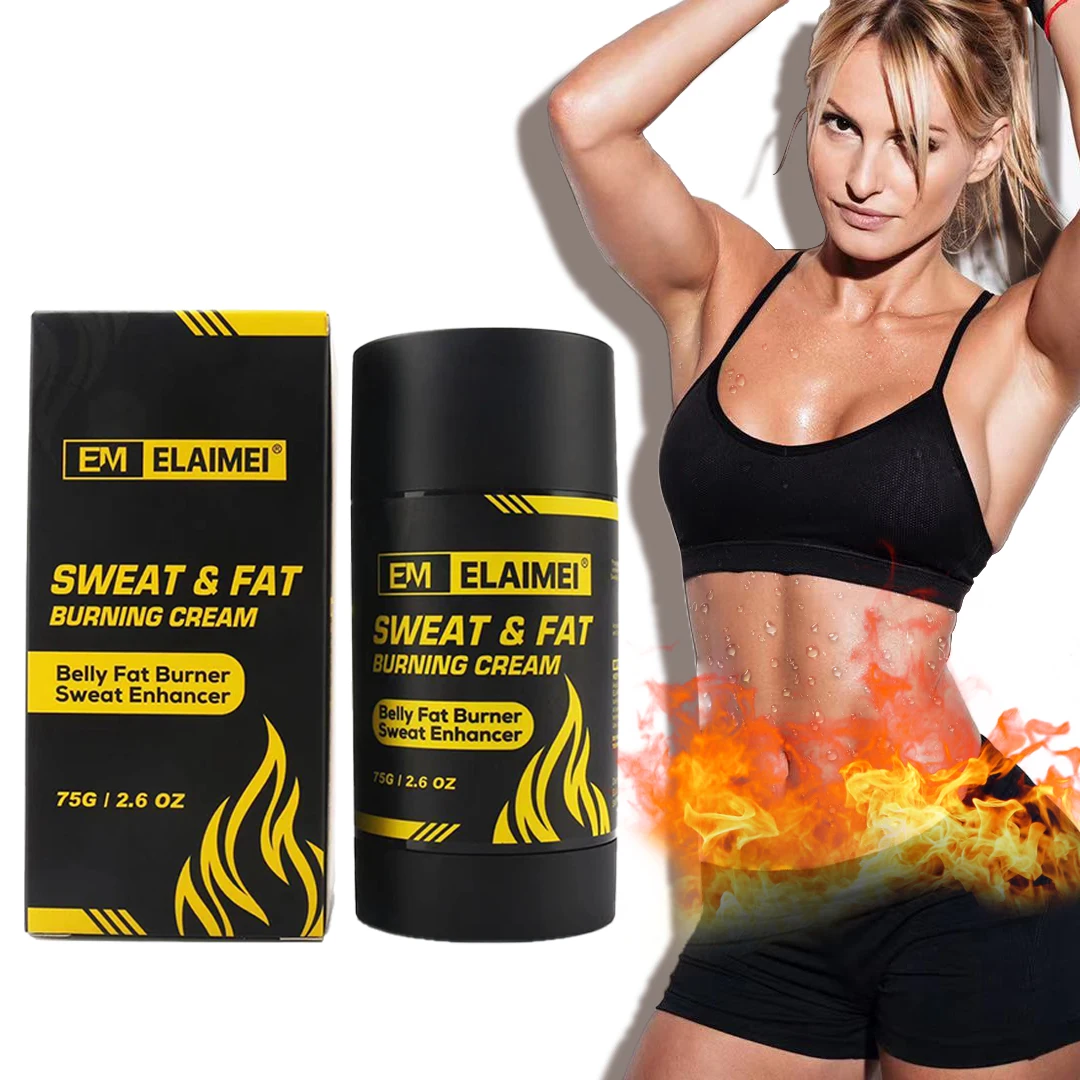 

Hot slimming cream fat burning slimming cream, White