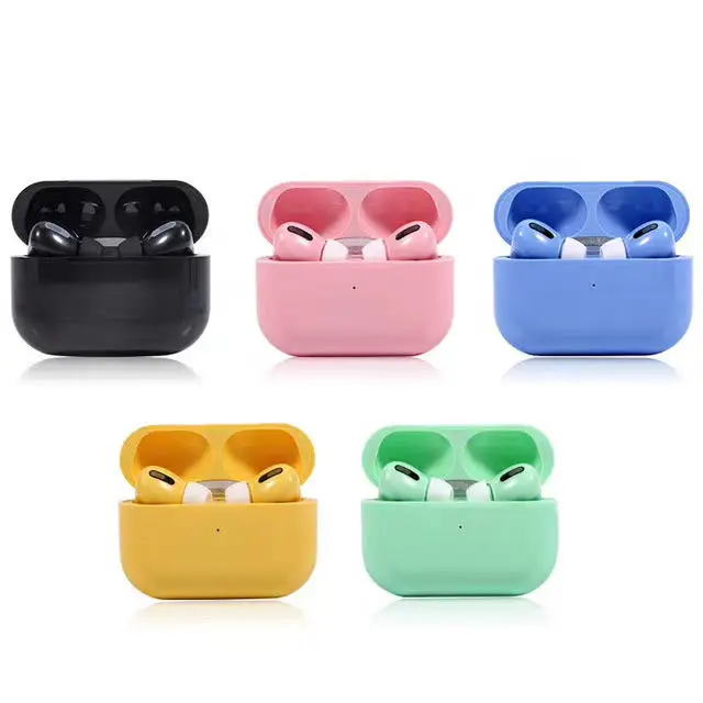 

Inpod 13 Macarons Color Popup Renamed GPS Wireless Pro3 Tws Earpod, Black, white,pink,blue,green,yellow