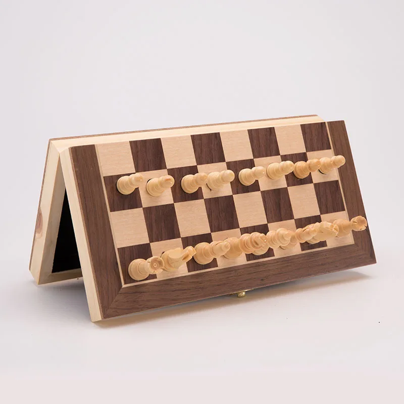 

Chess sets luxury wooden set custom chess set game International Travel Foldable wooden chess pieces