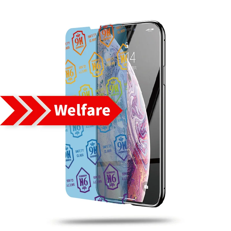 
Amazon Hot Sale For iPhone 11 Por Max Screen Protector Glass 9H HD Full Cover Explosion-proof Screen Protective Film 