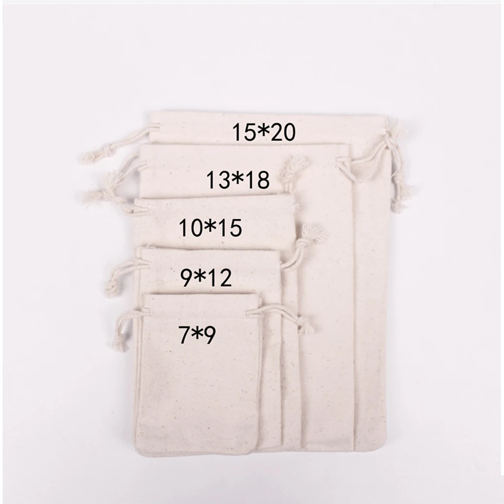 

Vbatty hot sales beam mouth canvas bag natural soap cotton cloth bag health tea packaging, Customized color