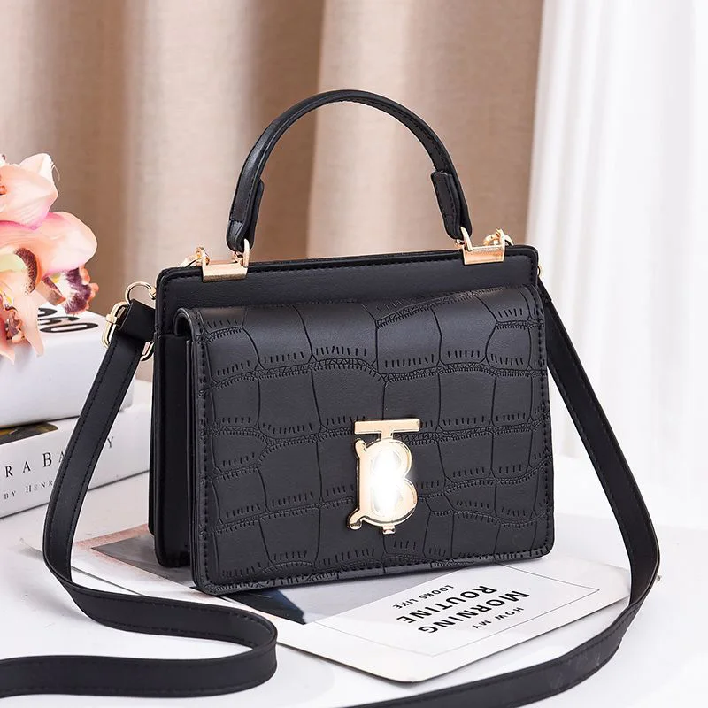 

Women's Handbags Stone Pattern Small Square Bags Casual Messenger Shoulder