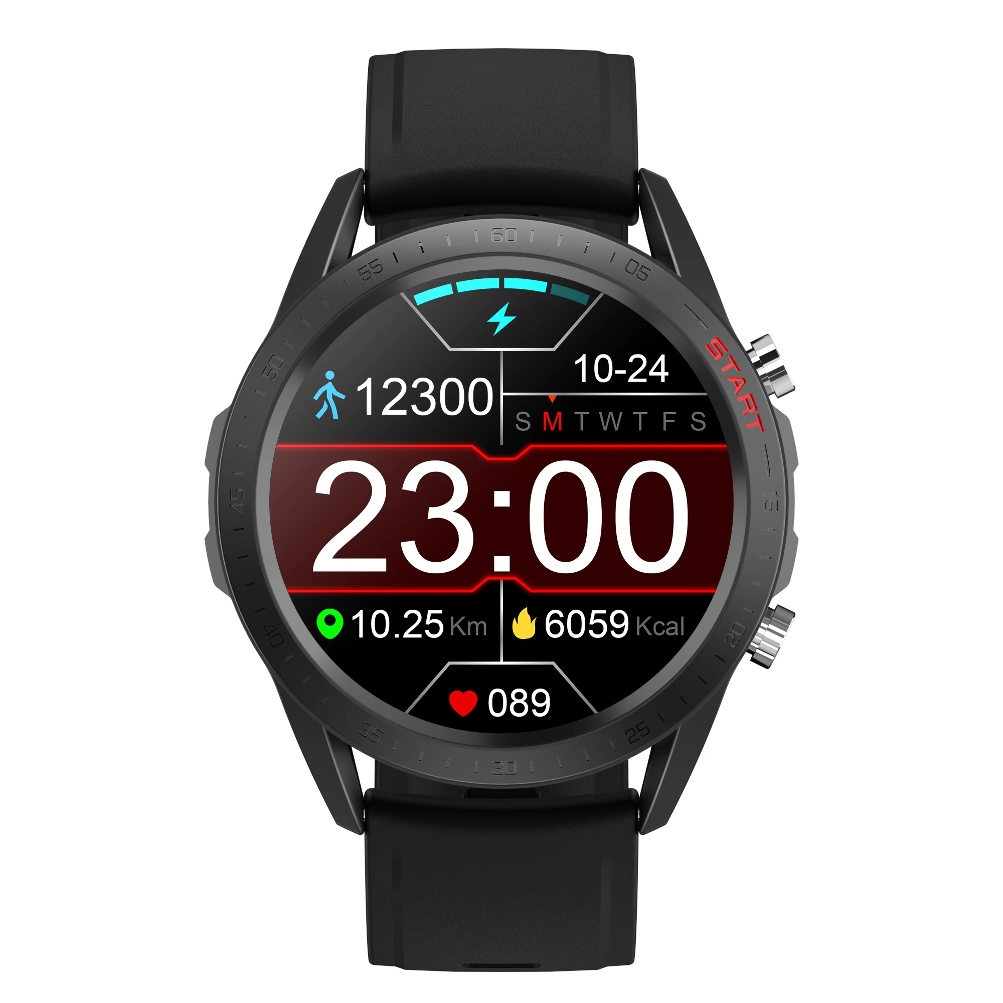 

Shenzhen Sedentary remind IP68 Waterproof 1.32" IPS Touch Round Smartwatch BT5.0 Music V20 Sport Smart Watch