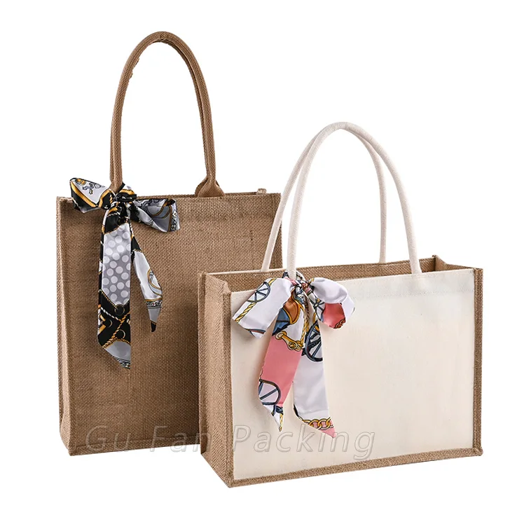 

Wholesale design promotional cotton canvas with logo bags jute beach market tote bag, Customized