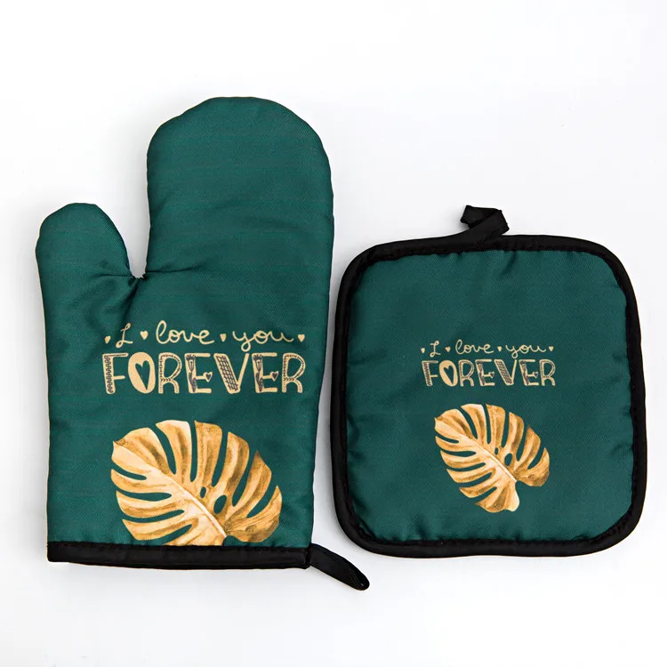 

digital printing microwave oven glove kitchen pot holder