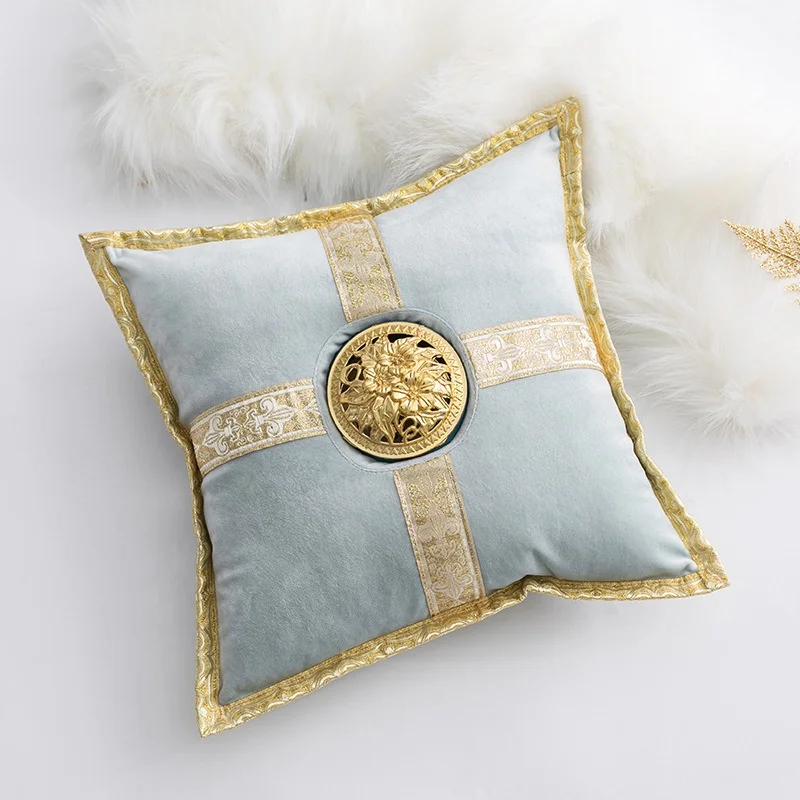 

Top Fashion Nordic Luxury Home Accessories Pillow With Ceramic Incense Burner, As show