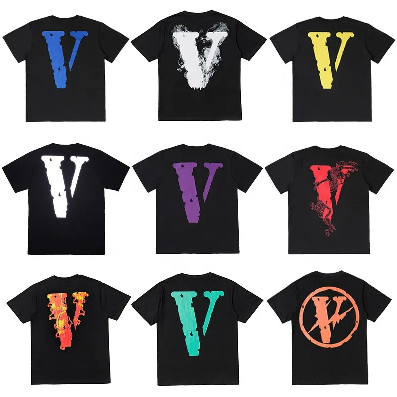 

Multicolor V Lone Joint Brands Designer Men Cotton T Shirt Vlones Shirts