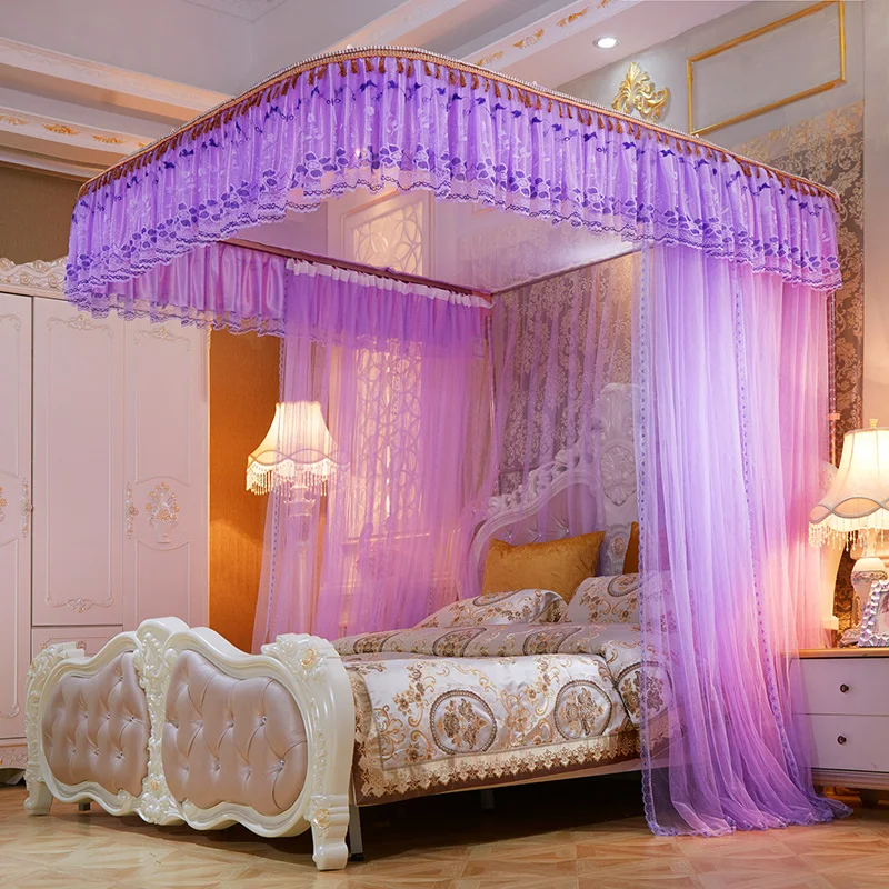 Hot sale Portable Household Adult Double Bed Stainless Steel Anti Mosquitoes Folded Mesh Net