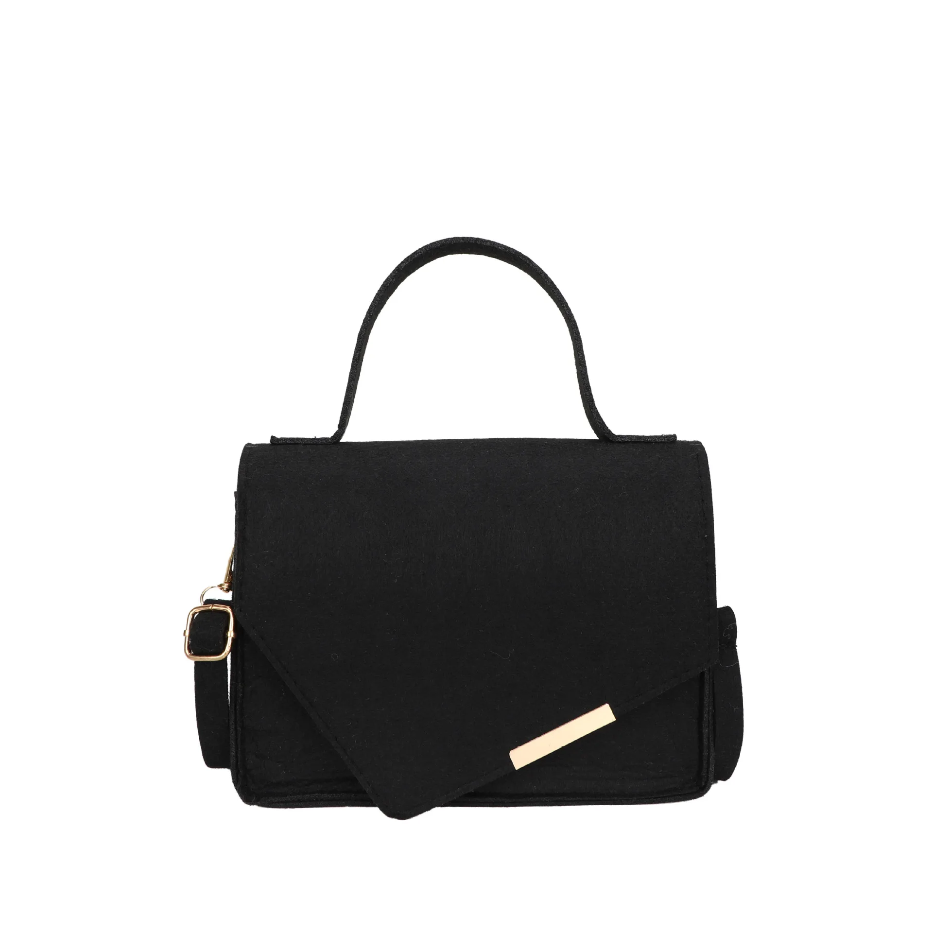 

2023 Women's Bag Korean Version Simple Solid Color Crossbody Small Square Bag