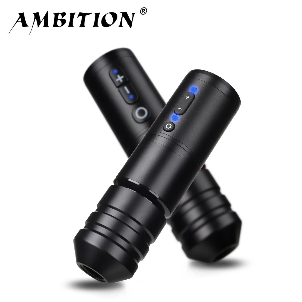 

Ambition Ninja Pro 2400mAh Strong Coreless Motor Portable Rotary Pen Wireless Tattoo Machine for Body Art