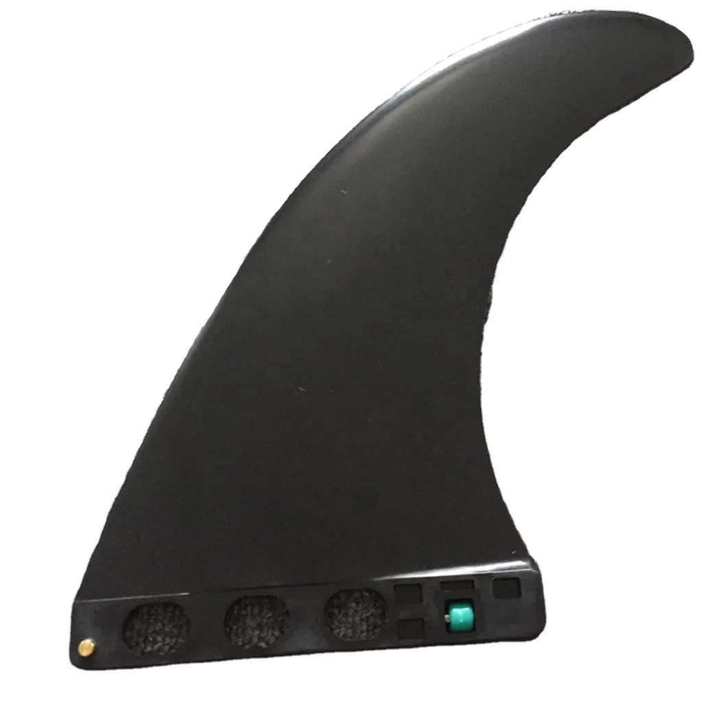 

paddle boards surfboard BOX FIN II fins center fin 9 inch FCS 2 Connect Longboard, Black
