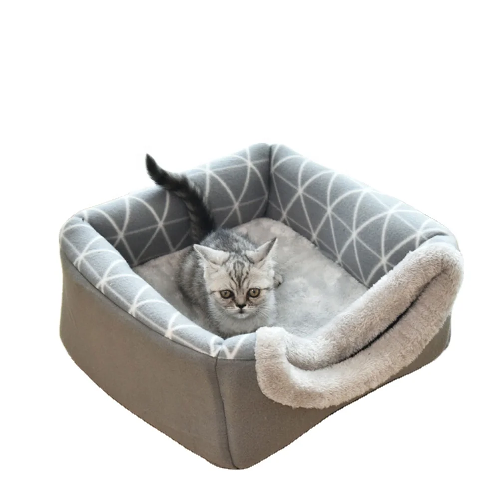 

Pet bed for Cats Dogs Soft Nest Kennel Cave House Sleeping Bag Mat Tent Pets Winter Warm Cozy Beds 2 Size L XL dog bed