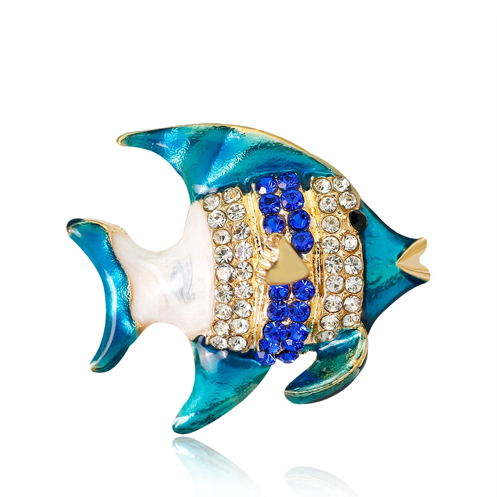 

Animal Design Fashion Accessories Cute Fish Brooch For Ladies Accessories