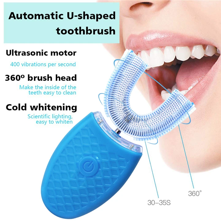 Automatic Intelligent Electric Toothbrush With Cold Light For Teeth