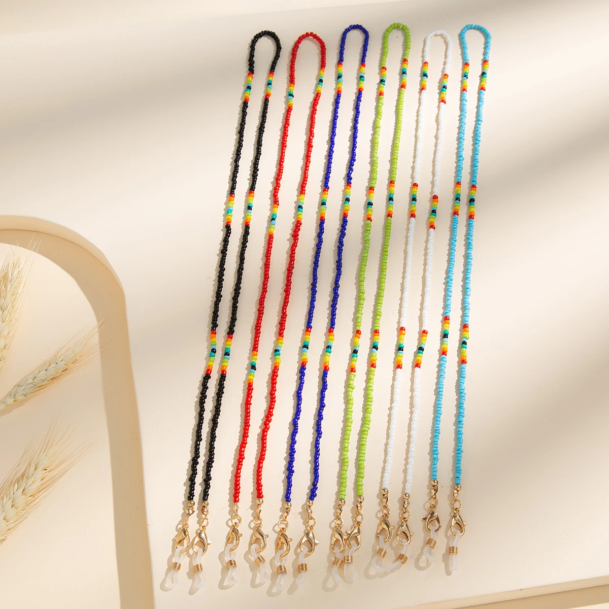 

Beaded Reading Glasses Sunglasses Chains and Straps Eyewear Holder