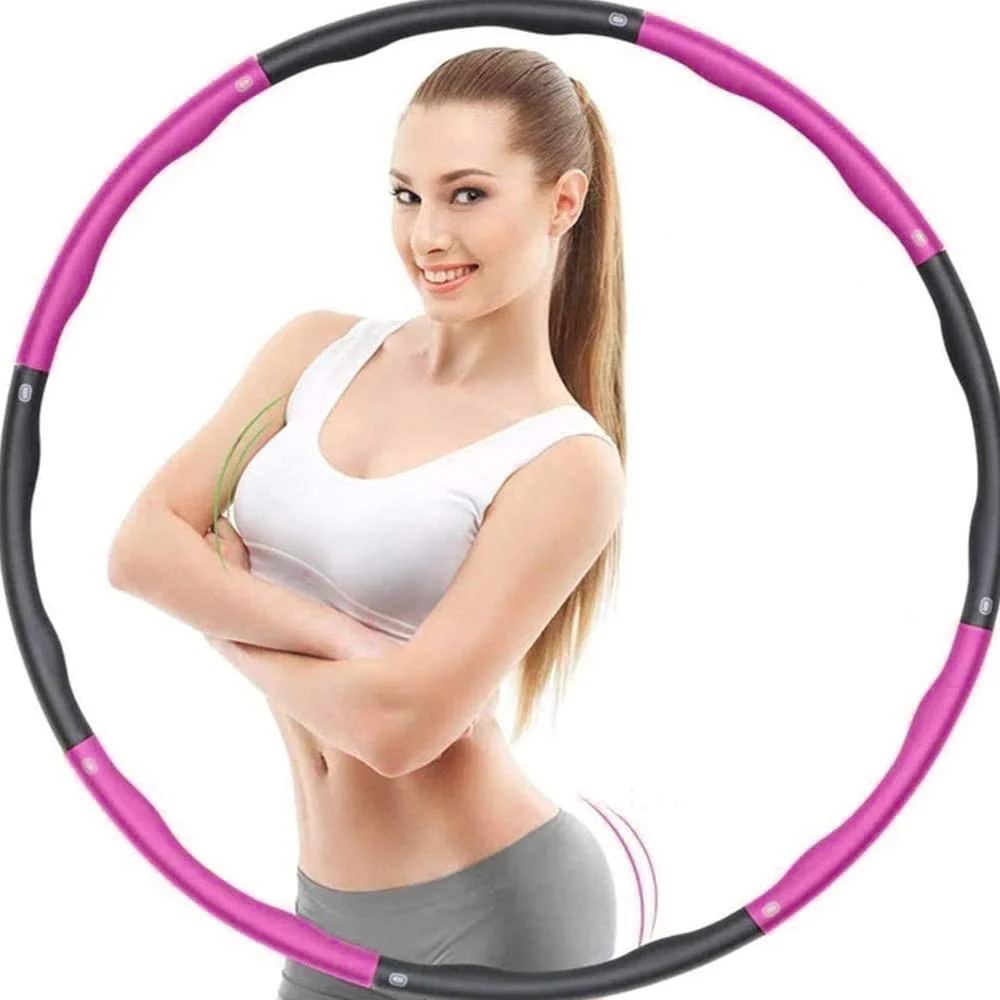 

Sports Hoope Removable Nbr Hula Circle Slimming Bodybuilding Yoga Accessories Fitness Exercise Gym Home Weight Loss