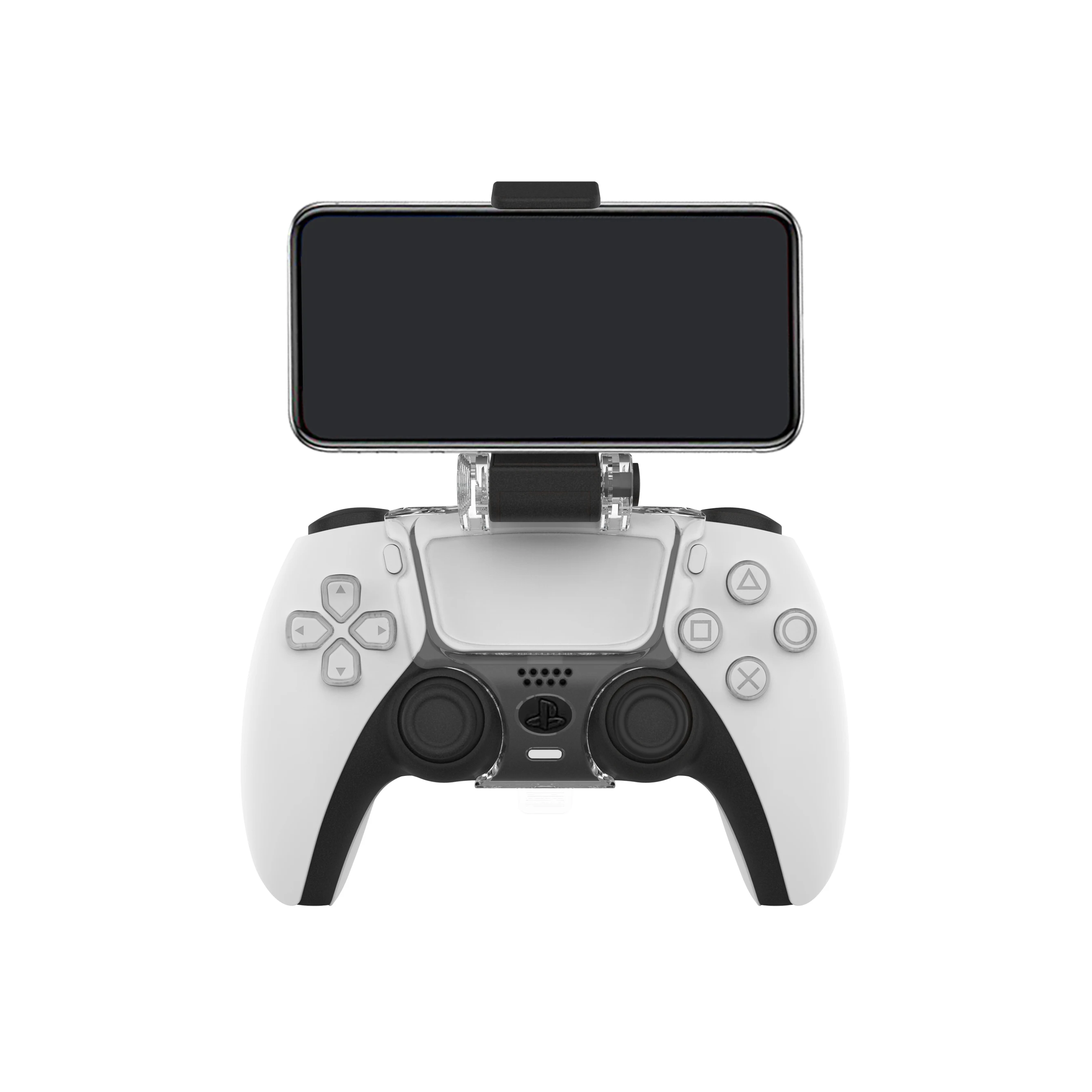

for PS5 Handle Mobile Phone Holder Android Handle Clip Retractable Bracket 180 Degree Phone Clip for PS5 Controller, Black