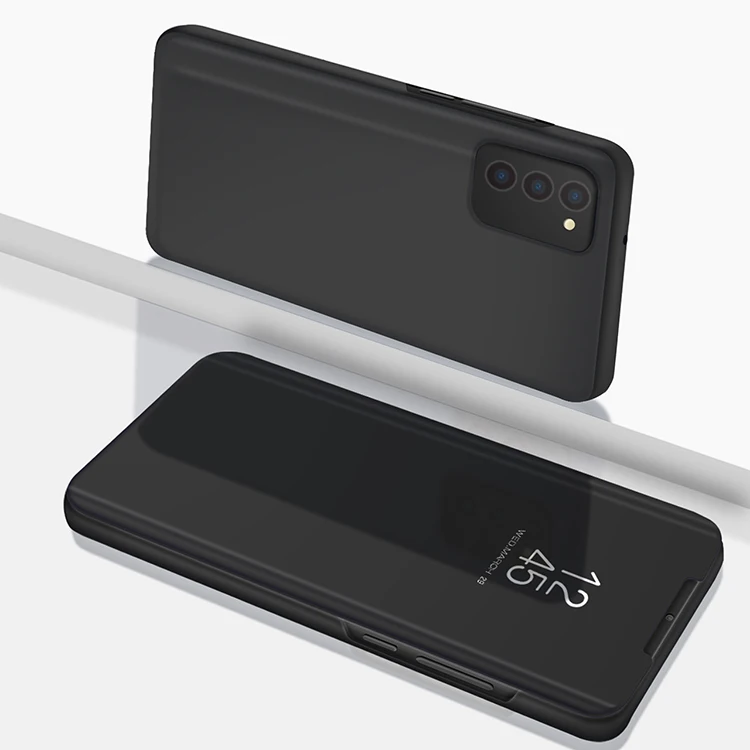 

Luxury clear view flip standing mirror cell phone case for samsung galaxy S20