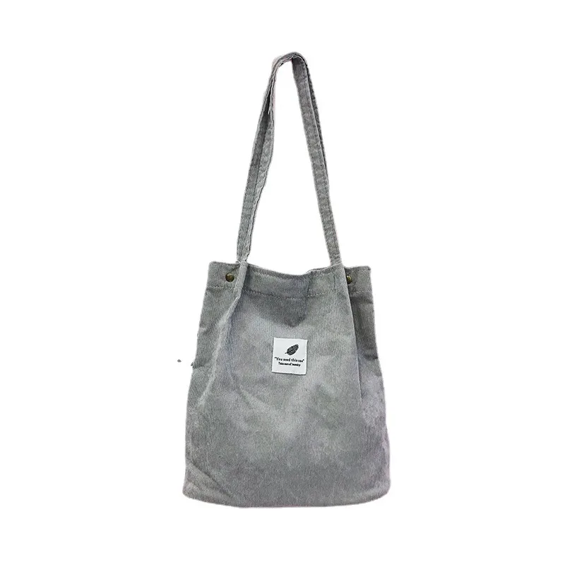 

minimalism & sewing thread & Solid color style Corduroy material women set handbag Bolsos De Mujer Bolso De Mano Sacola