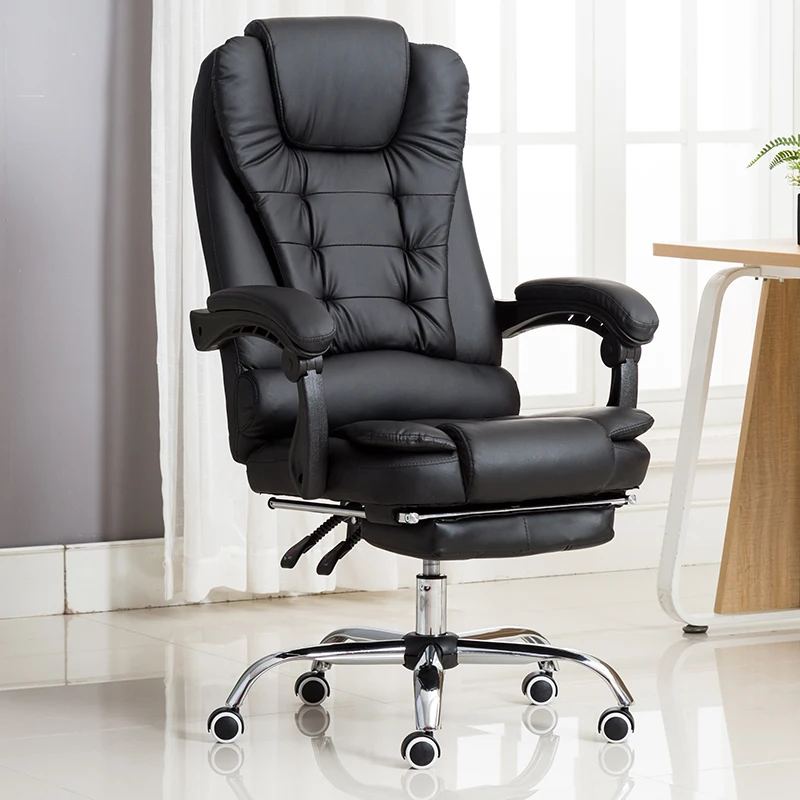 
Hot sale in market Cheapest price OEM produce Luxury Genuine Leather Boss Office Chair 
