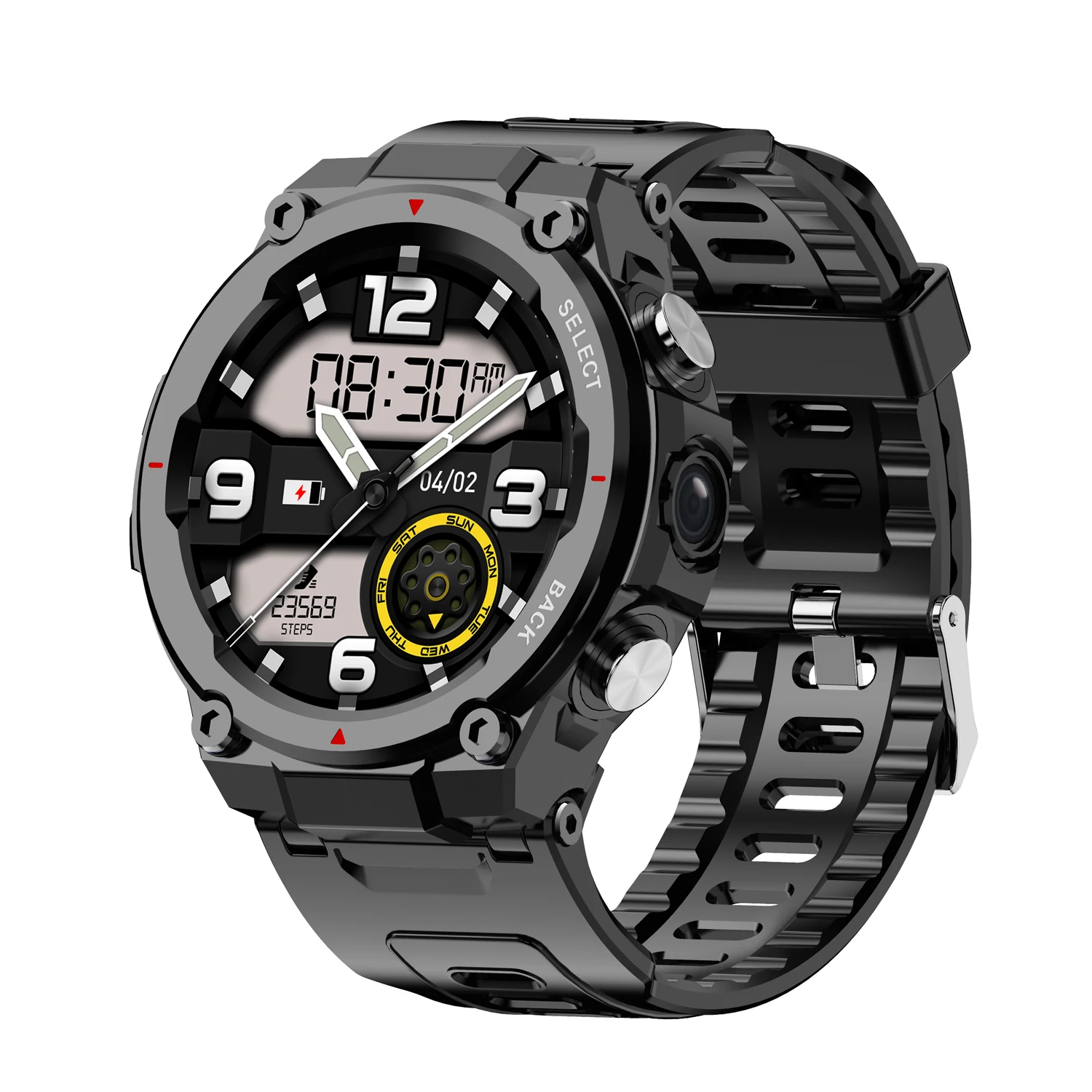 

Q998 SmartWatch Text 1.28" Outdoor Rugged 4G Smart Watch GPS Sport Shenzhen Qianrun Swimming IP68 Modes Camera SOS Call Watch