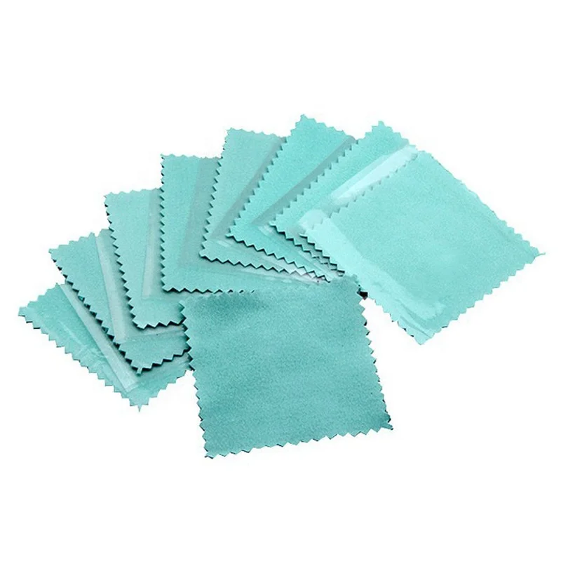 

Wholesale Soft Microfiber Custom Logo/Packaging Jewelry Polishing Cloth With Anti Tarnish Agent For Sliver Jewelry, Cmyk or pantone color
