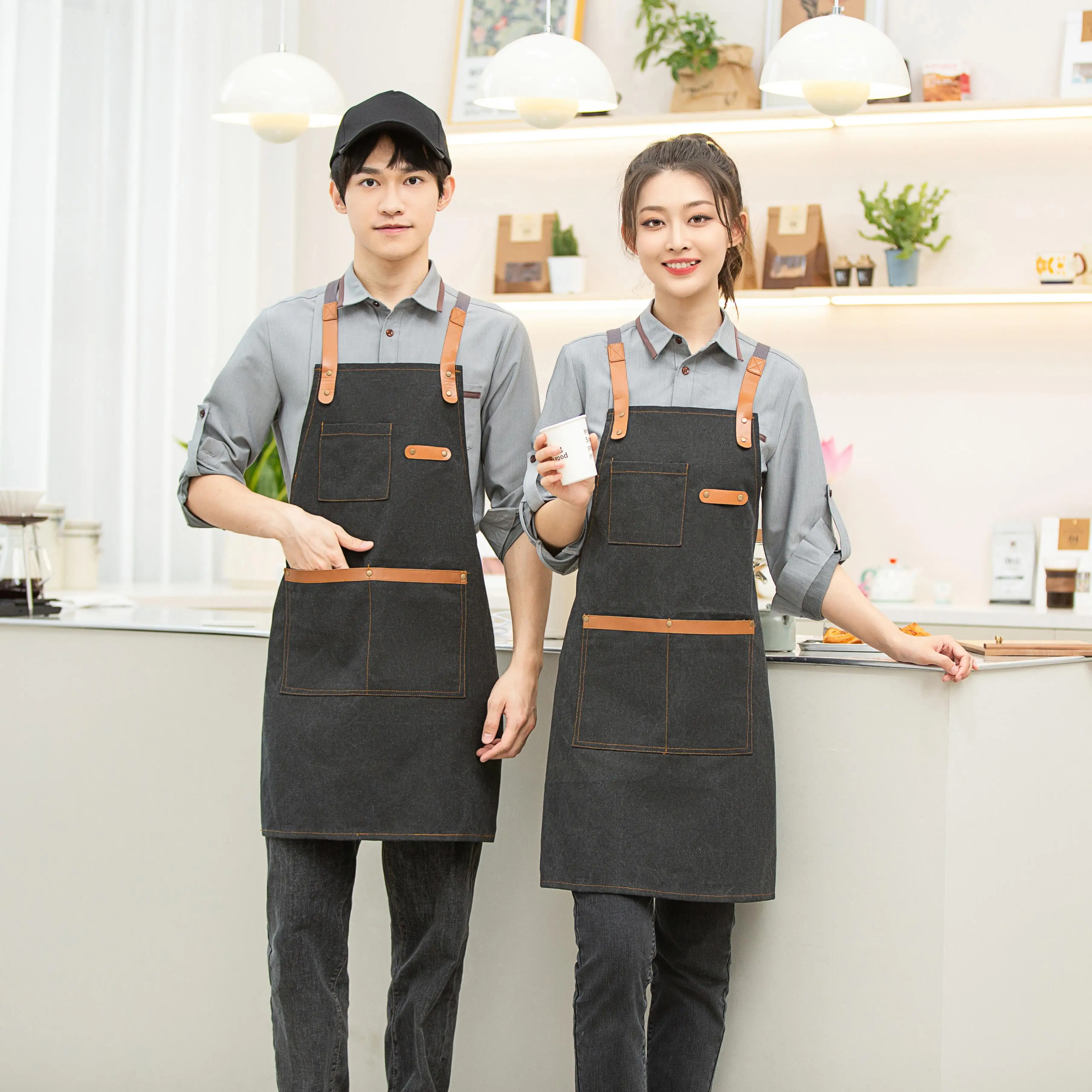 Heavy Canvas Waterproof Apron Pocket