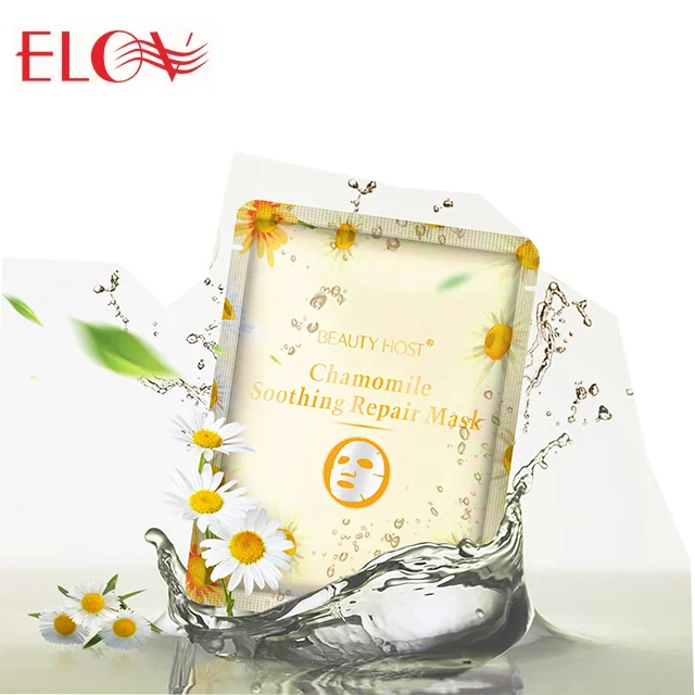 

OEM Cotton Facial Mask Sheet Facial Moisturizing Mask Vegan Chamomile Soothing Repair facial mask