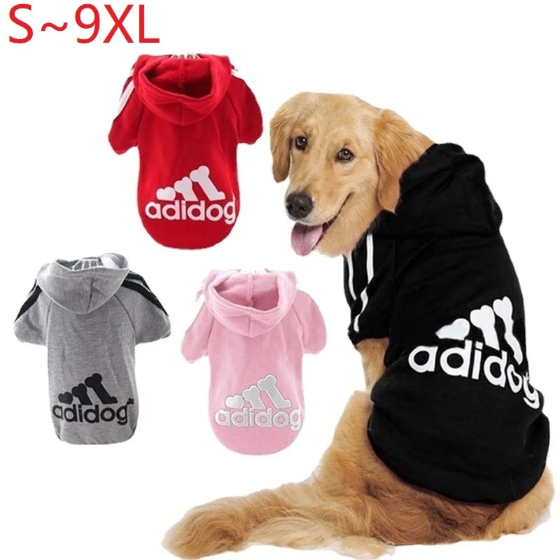 

Original Adidog Luxury Cat Puppy Hoodies Coat Winter Sweatshirt Warm Sweater Outfits Pet Clothing Dog Clothes