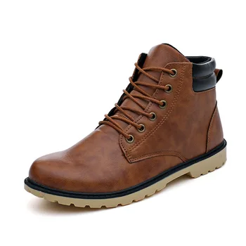 mens leather lace up dress boots