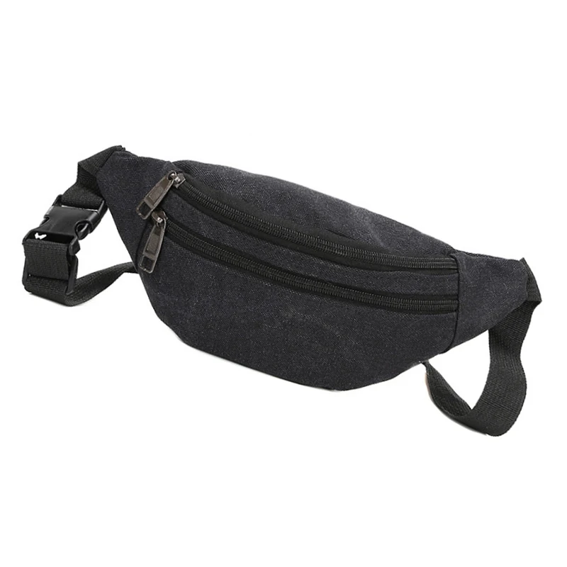 

Wholesale New fashion sports belt waist bags canvas chest bags belt bag