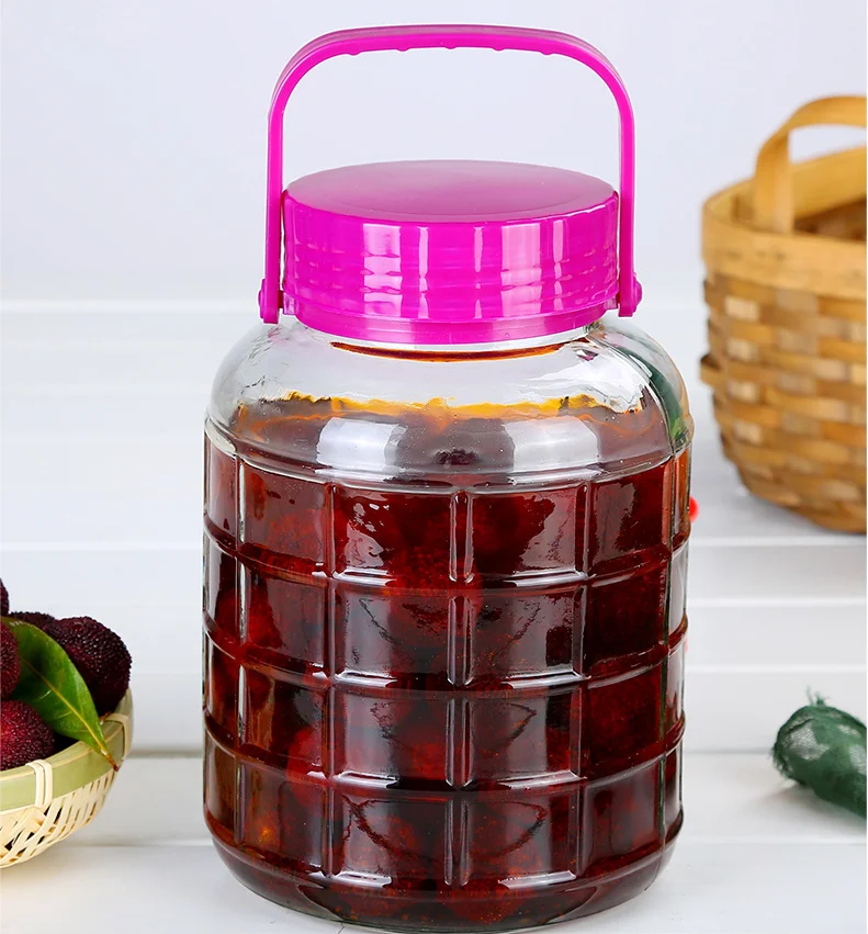 

wide mouth glass carboy 30L fermenter homebrew beer & wine making glass storage bottle/jar glass mason jar, Clear