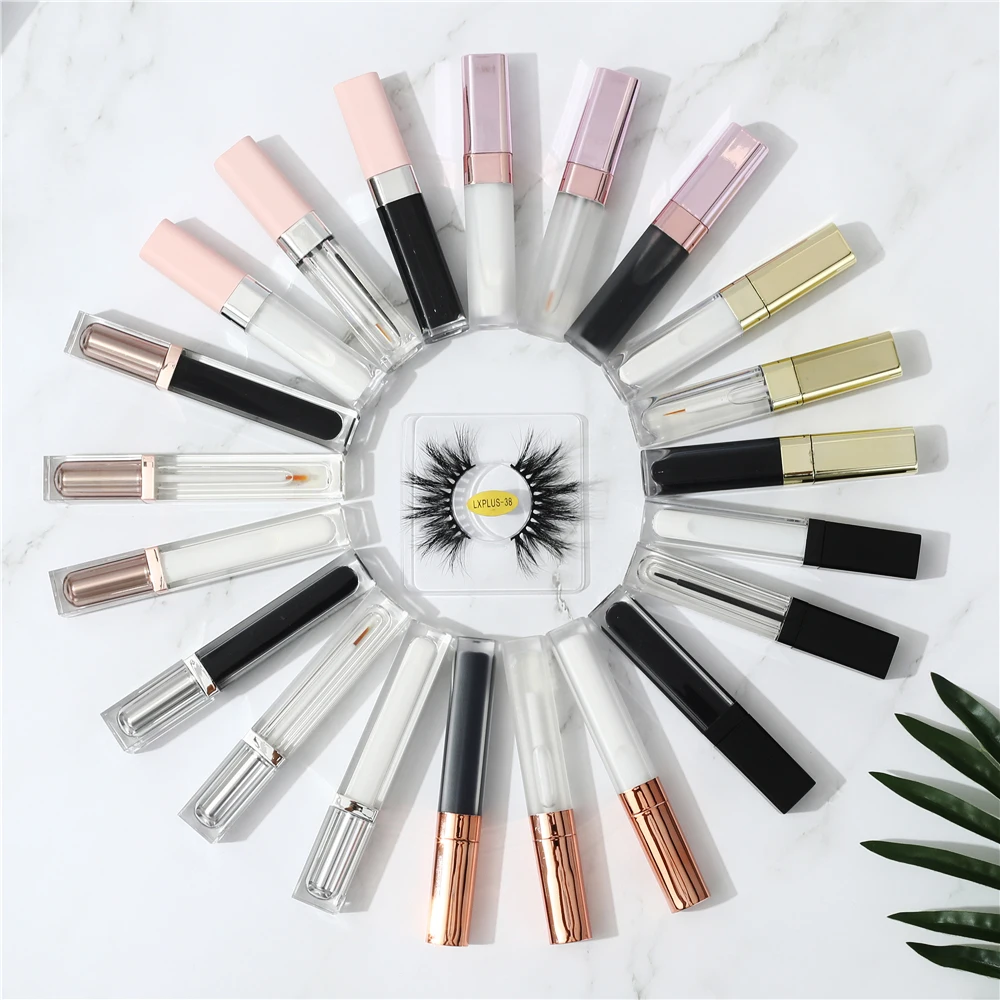 
New with Waterproof Brand Label Free Latex Strong Strip Lash Glue Pink Premium Eyelash Glue 