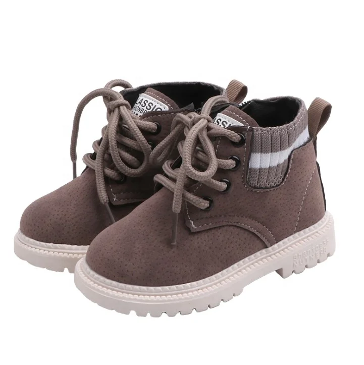 

Autumn/Winter Children's Single Boots Girls Boots New Boys Sneakers, Gray,khaki,black