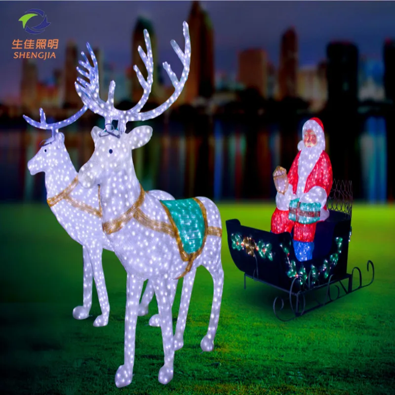 Outdoor Festival Lights For Christmas Commercial Decorations 3d Motif