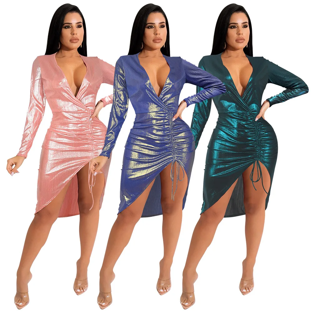 

Luxury Runway Knee Length Sexy Bodycon Dress Birthday Outfits Women Sexy Dresses Party Wear Women sequined evening dress