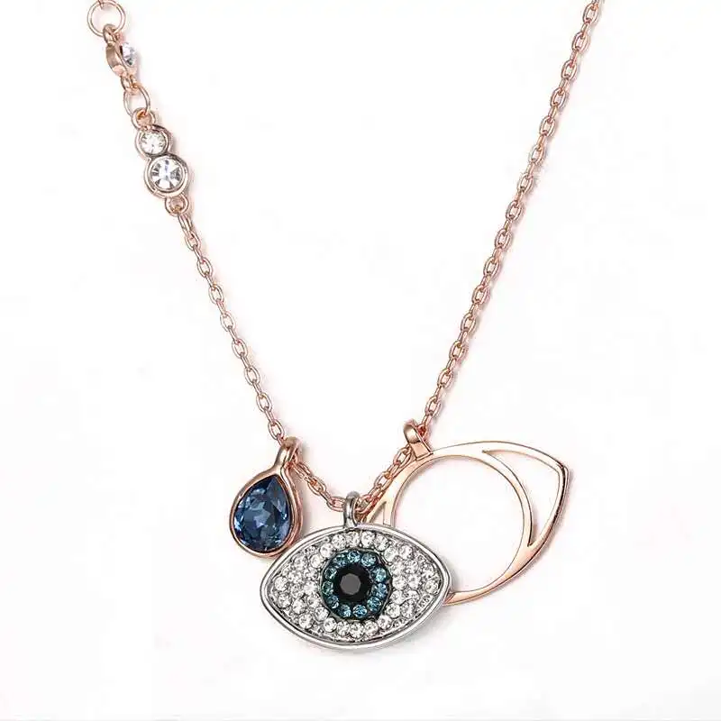 

Jialin jewelry fashion devil eye necklace for women clothing accessories wholesale