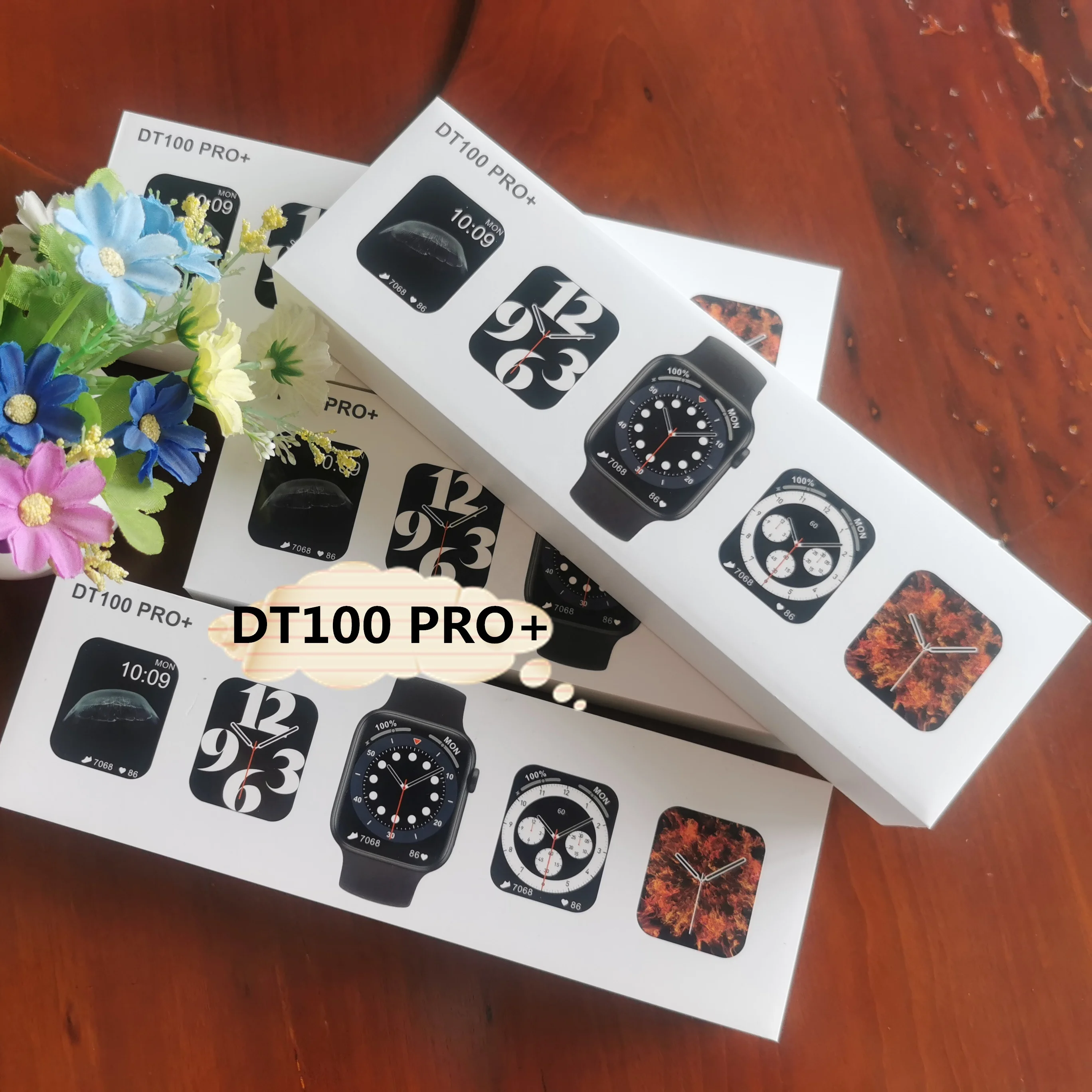 

Dt100 Pro+ Smart Watch Men Wireless Charger Dt100pro Smartwatch Dial Call Sports Women Watches Pk Iwo 12 13 W46 W26 T500 Pro Plu