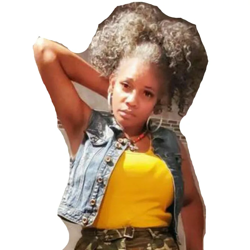 

Most Natural grey hair ponytail,100% Virgin human hair ponytails