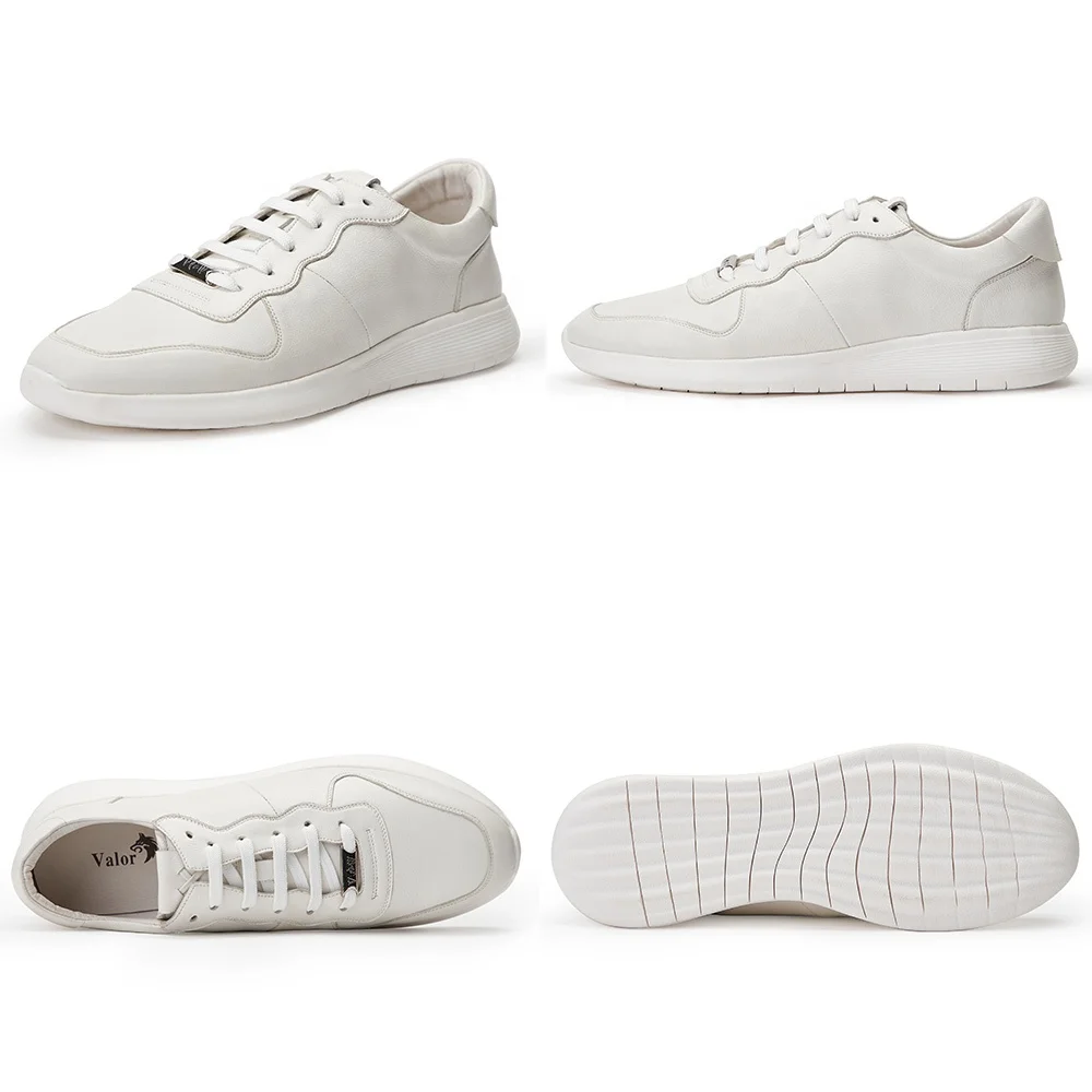 
latest high quality genuine cow leather breathable insole soft rubber outsole leather casual shoes for men 