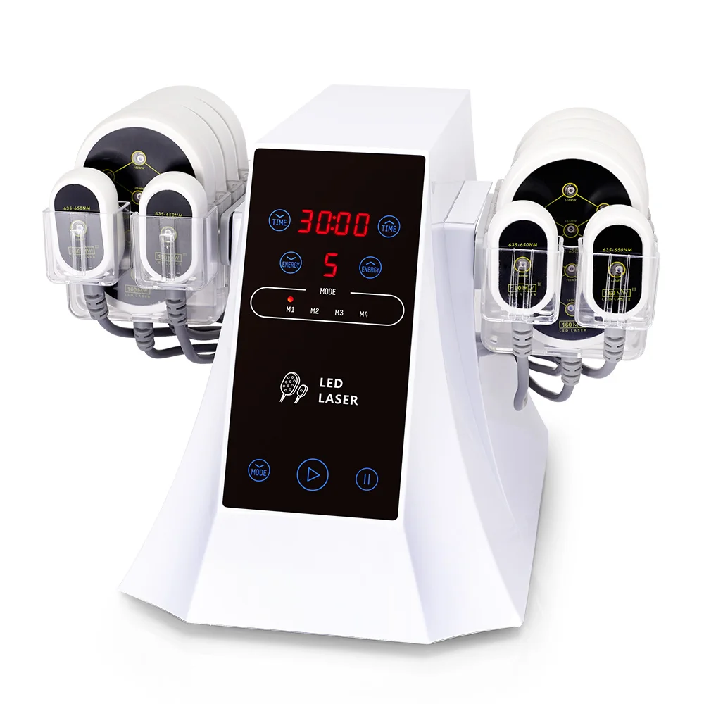 

2021 Hot Selling Mychway New Design 635MW 8 Big 4 Small Pads Machine Laser Slimming Weight Loss Machine