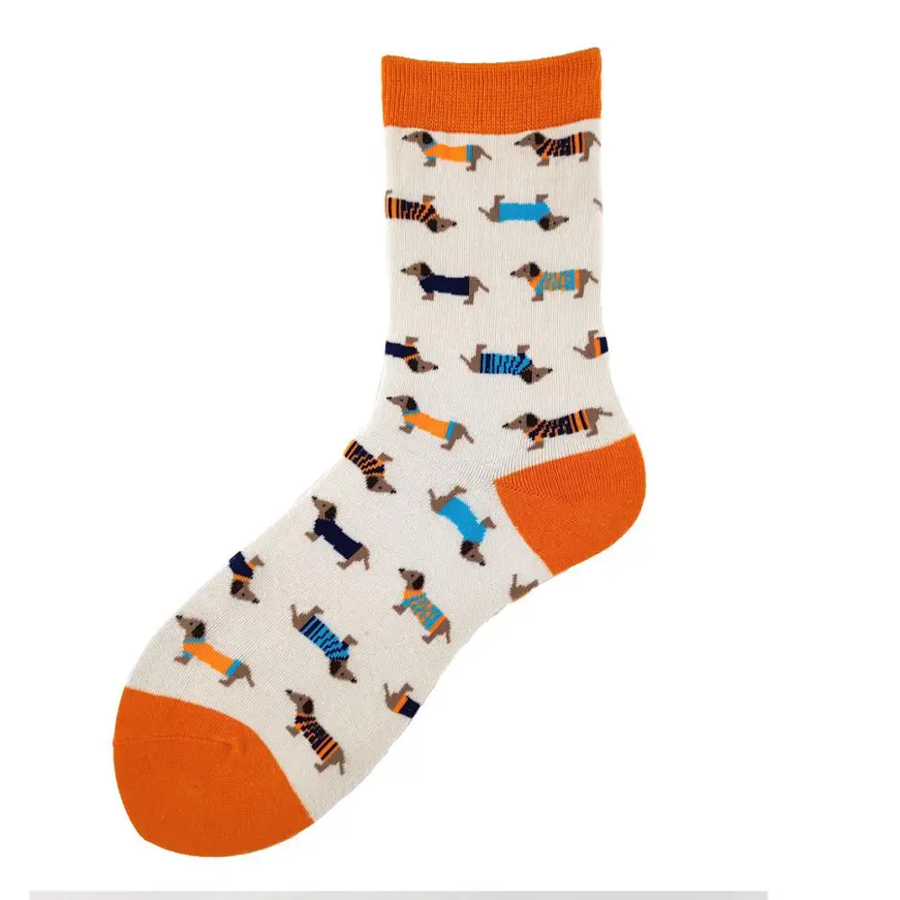 

Novelty dachshund dog design socks custom dog socks, As picture