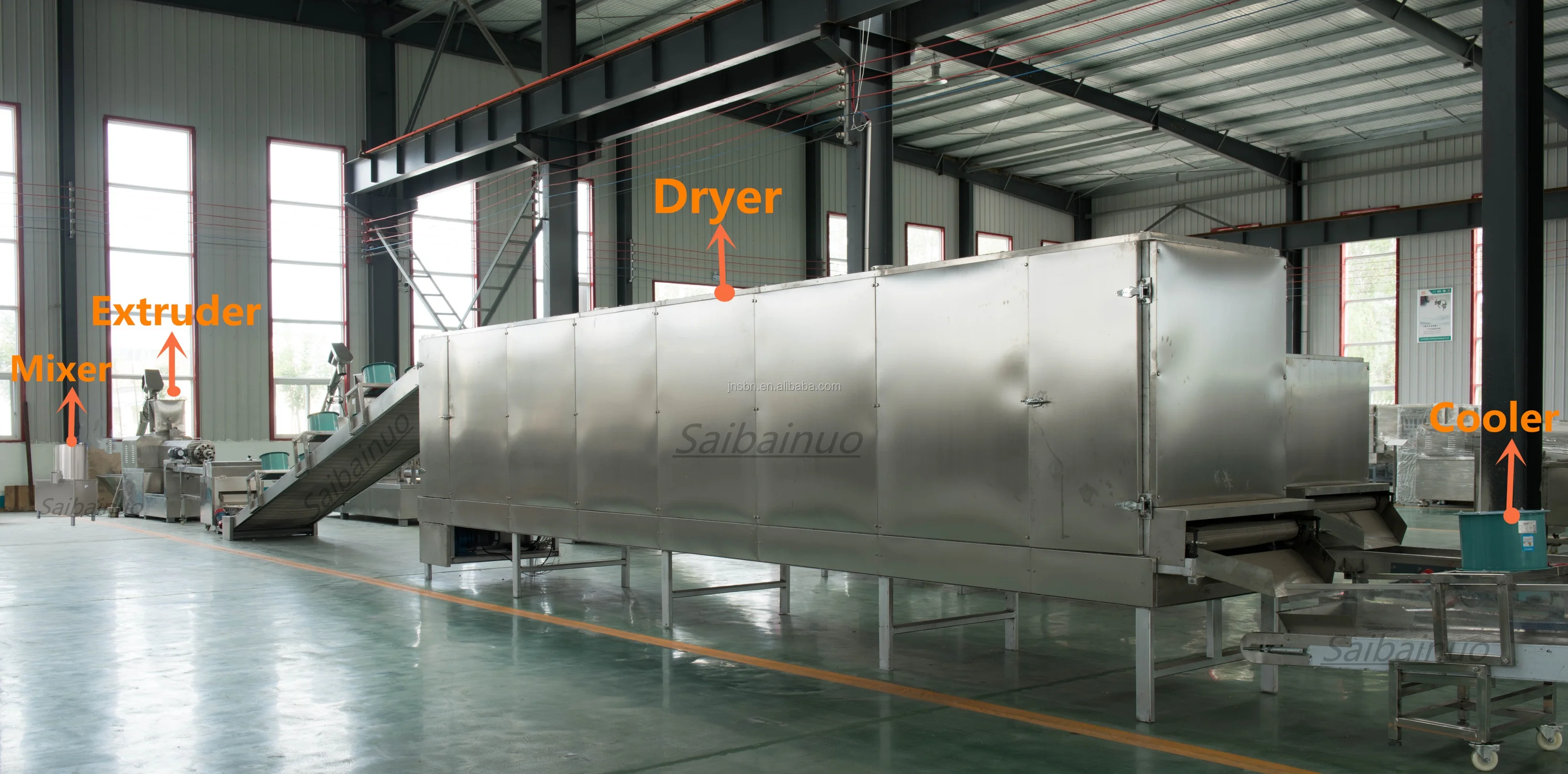 Machine Make Rice Wafer High-productivity Instant Rice Extruder - SBN Machinery