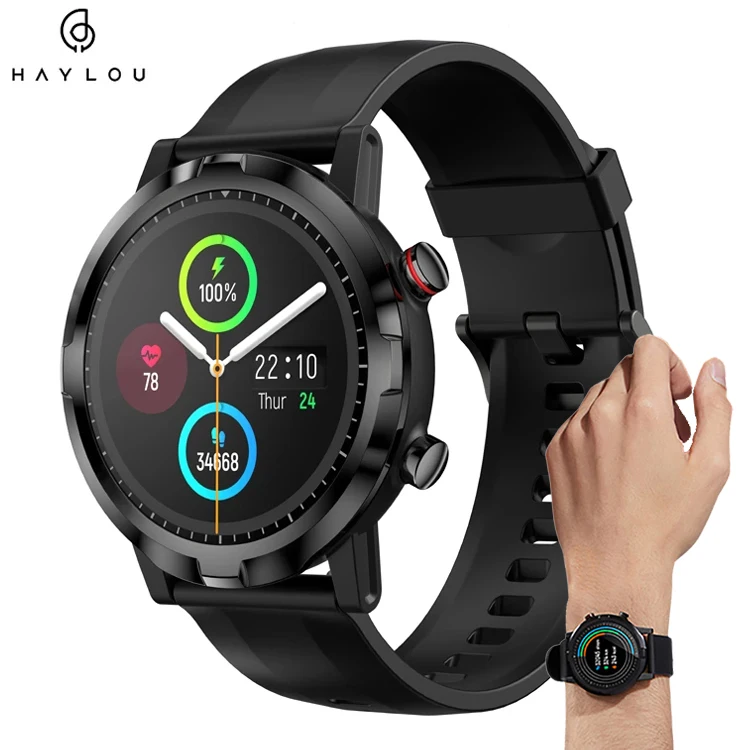 

Newest Global Version Smart Watch Heart Rate Monitor Sport Watch IP68 Waterproof Fitness Smartwatch RT Haylou Solar ls05s