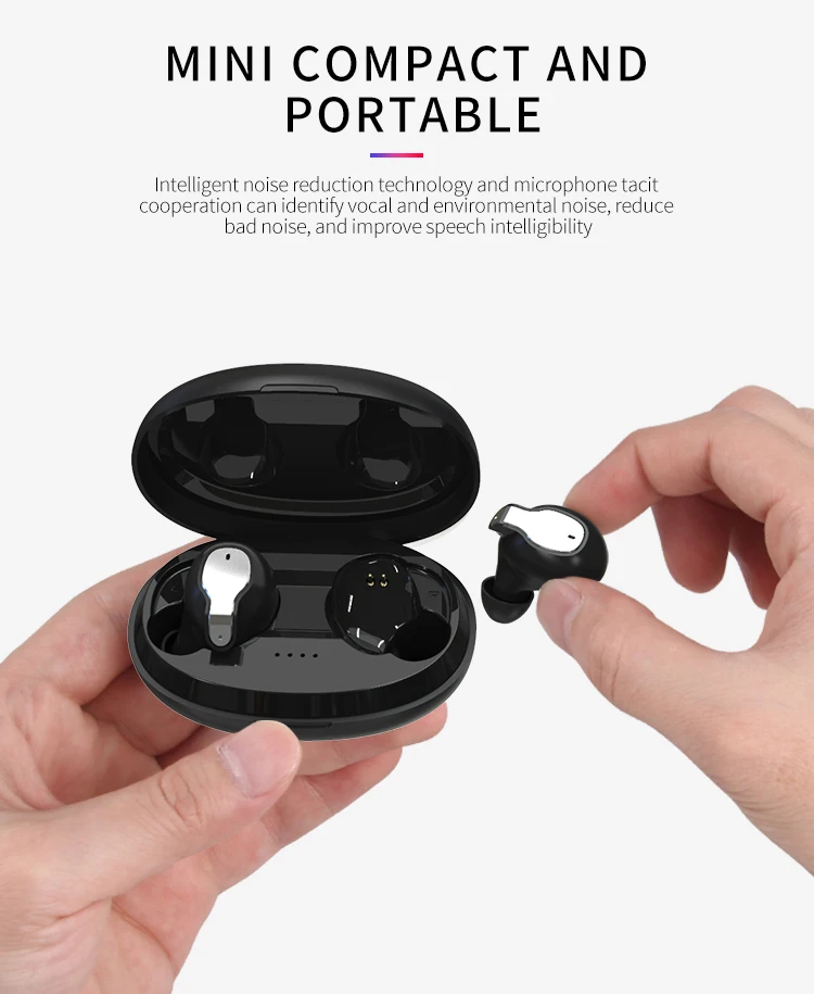 Customizable Logo Mini In Ear Wireless Bluetooths Headphone Earphones - ANKUX.COM