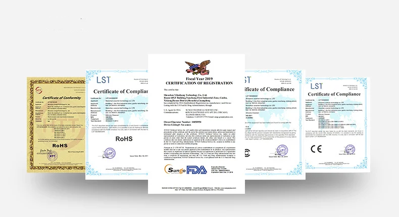 certificates of ce rohs