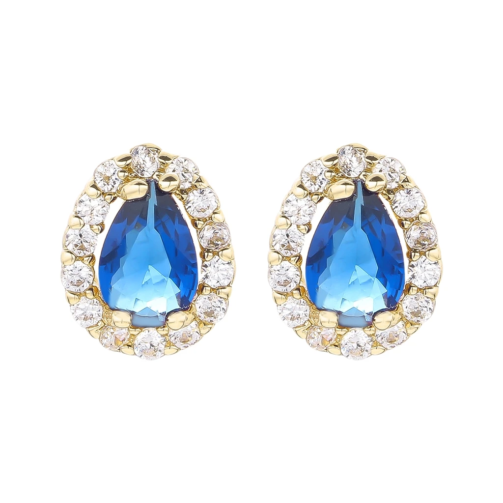 

Earrings For Women Gold Oval Stud Earrings Blingbling Christmas Gifts Anniversary