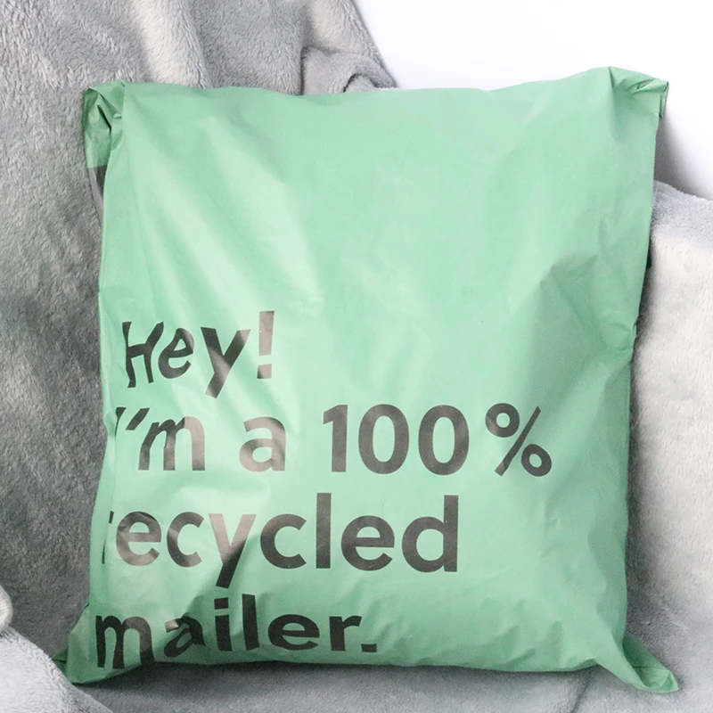 
Custom Print Packaging Eco Friendly 10x13 Blue Poly Mailing 100% Biodegradable Plastic Postage Bags Polymailer With Logo 