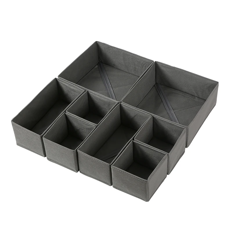 

Drawer Organizer Set Foldable Closet Organizers for Clothing Cloth Drawer Dividers Storage Box for Underwear